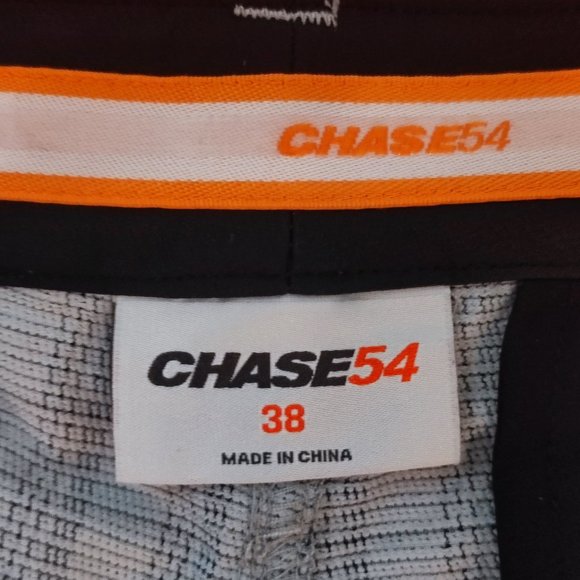 Chase 54 golf short casual grey checkered men's size 38 - Picture 5 of 10